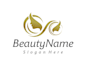 design luxury beauty logo with copyrights