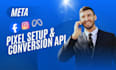 setup facebook pixels and conversion api