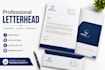 design a professional company letterhead and stationery