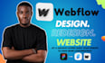 design webflow website, webflow design, figma to webflow, webflow website design