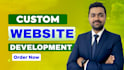 build custom website, full stack website and  development as website developer