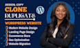 clone website copy website copy clone website to wordpress website