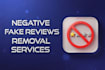 remove fake negative defaming google maps content links