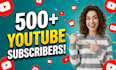 guarantee youtube channel promotion for 500 plus subscriptions