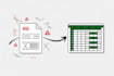 manually convert PDF to excel with accurate formatting