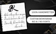 write anything with my beautiful cursive handwriting