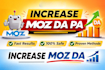increase ahref domain rating dr, ahref url rating ur, moz domain authority da pa