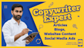 be your web content writer for your business