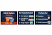 update, edit text and design of your website