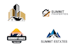 create luxury real estate property and construction logo design