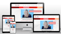 create custom modern website for business or portfolio
