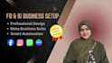 setup professional facebook and instagram pages