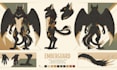 draw furry reference sheet fursona anthro oc character design anime ref sheet