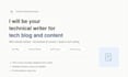 be your SEO technical writer for tech blog and content