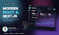 design and develop responsive react node js or next js website for you