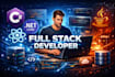 build full stack applications with dot net, java and react