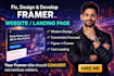 framer website framer landing page framer expert figma to framer developer