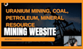 design petroleum mineral resource mining website, uranium, coal mining website