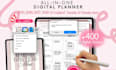 create automated etsy hyperlink planner, 2026 etsy digital planner, hyperlinked