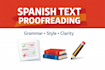 proofread and improve your spanish text