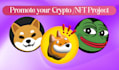 promote your crypto, nft, blockchain project