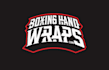 design seeking word mark boxing hand wraps logo