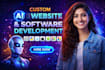 develop ai website, ai chatbot, ai web application, ai software developer
