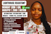 be your executive virtual assistant for admin support,data entry, canva task