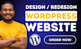 do responsive wordpress website design, redesign, wordpress website development