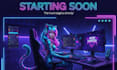 create screen animation for vtuber and streamer starting soon brb offline