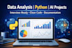 build data analysis, python, and ai projects
