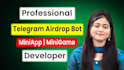 create telegram airdrop bot for your project