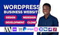 build a high converting wordpress business site with premium features and speed