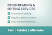 proofread and edit your content for grammar and clarity