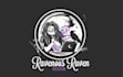 create a premium gothic dark woman mascot logo design