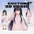 create vrchat avatar design, fixing and conversion anime, furry, nsfw models