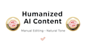 humanize and edit ai generated content manually