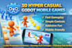 create a custom 3d hyper casual game using godot