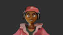 stylized 3d character  ready for games and animation