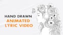 create hand drawn animated lyric video