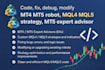 code, fix, debug, update your mt4, mt5 bot, mql4, mql5 strategy, mt5 trading bot
