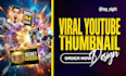 design high CTR youtube thumbnails that get more views