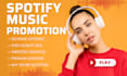 do organic spotify music promotion and playlist pitching