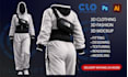 create realistic 3d garment design using clo3d