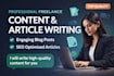 write high quality articles and blog posts
