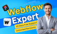 design website in wordpress, framer, webflow, expert help