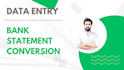 convert your invoice or bank statement into excel