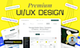 do figma uiux design, website UI UX, dashboard UI, mobile app uiux design