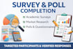 fill online survey, questionnaire and polls