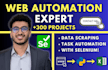 do web automation with selenium python scripts